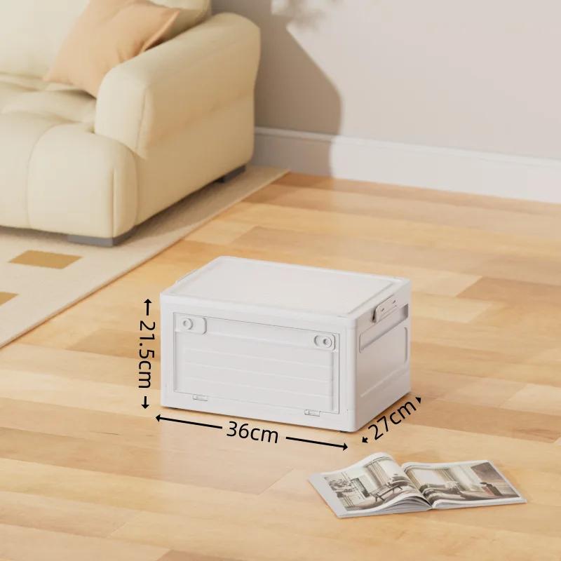 Storage Box Household Clothes Children's Toys Organizing Box Large Capacity Storage Box Folding Storage Box Plastic Locker
