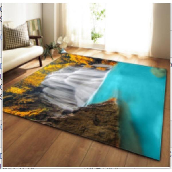 Living Room Carpet Bedroom Floor Mat Pattern Flexible Day