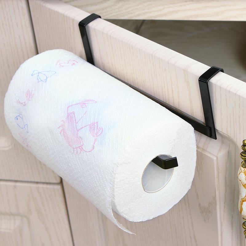 Stojak na ręczniki papierowe i folię plastikową do kuchni bez dziurkowania