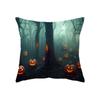Horror Halloween Bat Pumpkin Print Pattern Cushion Cover Home Living Room Sofa Decoration Polyester Pillow Pillow Cover