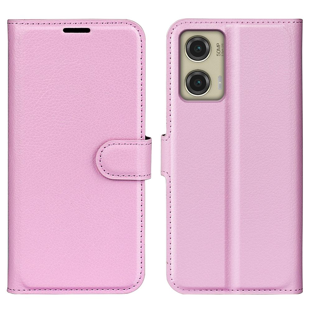 For Motorola Moto G Stylus 5G (2024) Case Litchi Texture Shockproof Leather Wallet Phone Cover
