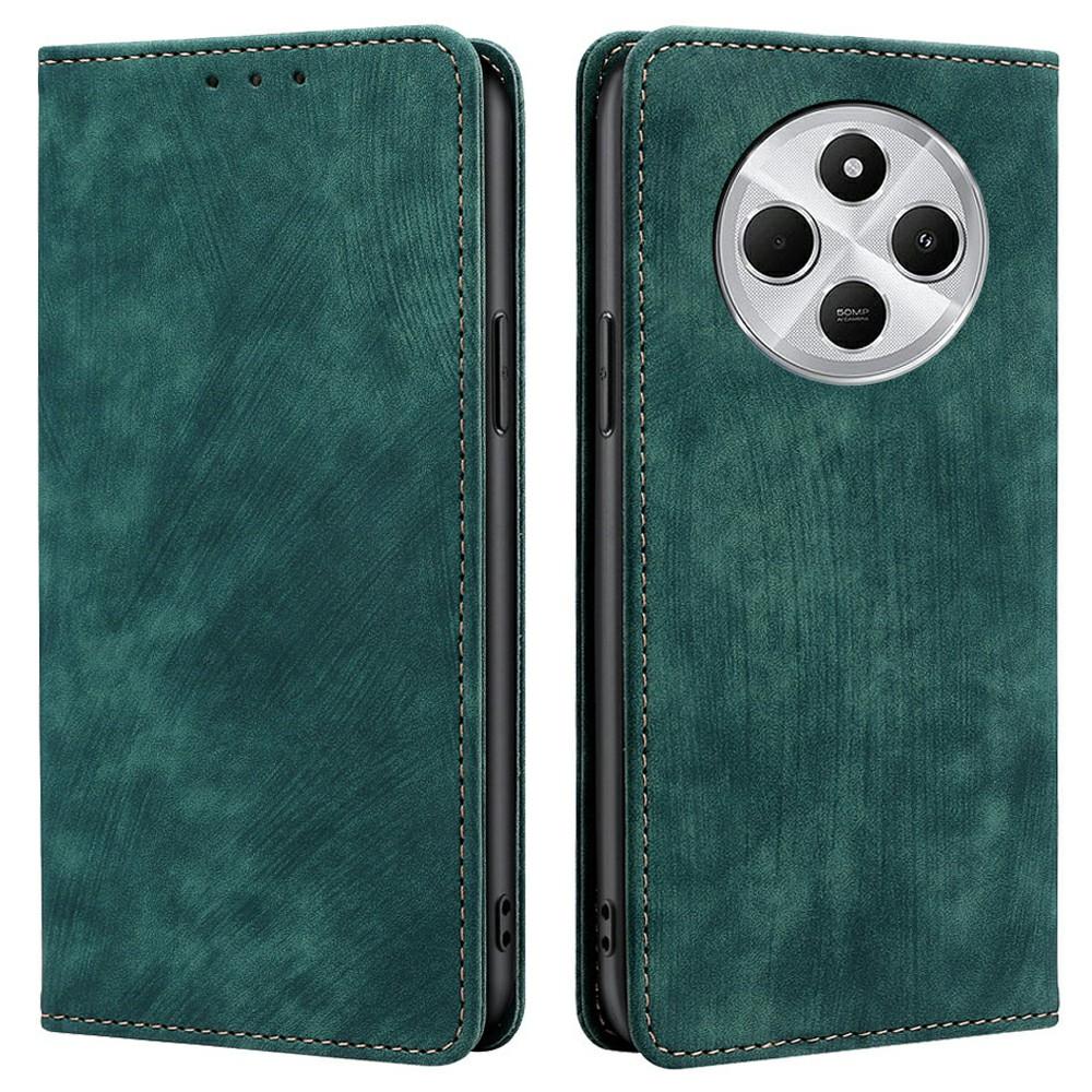 Phone Case For Xiaomi Redmi 14C 4G/14R 5G/A4 5G/Poco C75 4G RFID Blocking Wallet Leather Cover