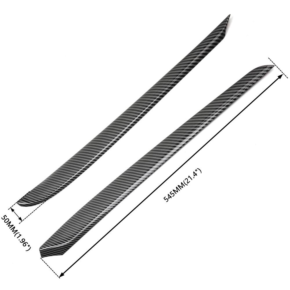 21-22 Model 3/Y Front Door Carbon Fiber Interior Trim Panel