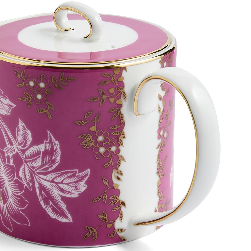 [Officially Imported] Wedgwood Wanderlust Tonkin Teapot, Approx. 450ml, Pink, Wedding Gift, Product Number 1078224