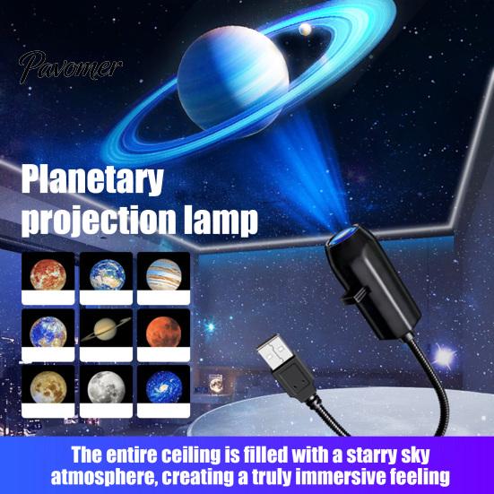 Starry Sky Projector for Bedroom Star Night Light, USB Nebula Lamp with Films, 360 Ceiling Degree Flexible Neck Light Room Car Powered