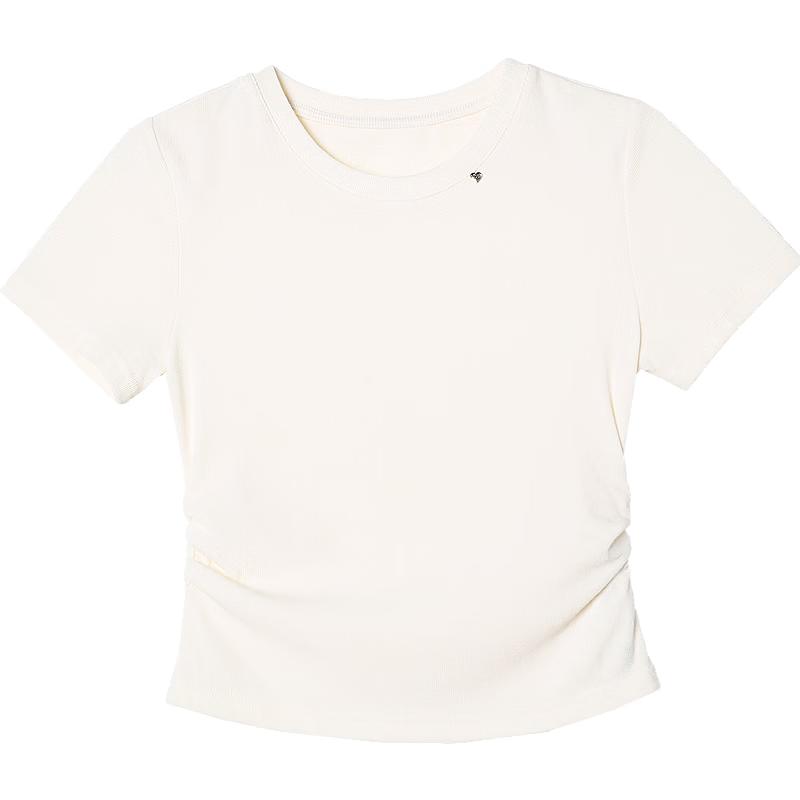 Betu Women s Summer Pleated Short-Sleeve T-Shirt L