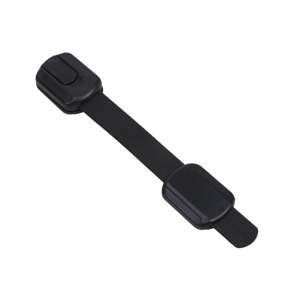 2Pcs Child Safety Strap Locks Baby Locks For Cabinets And Drawers Toilet Fridge,Adhesive Cabinet Drawer Door Latches-2 Style