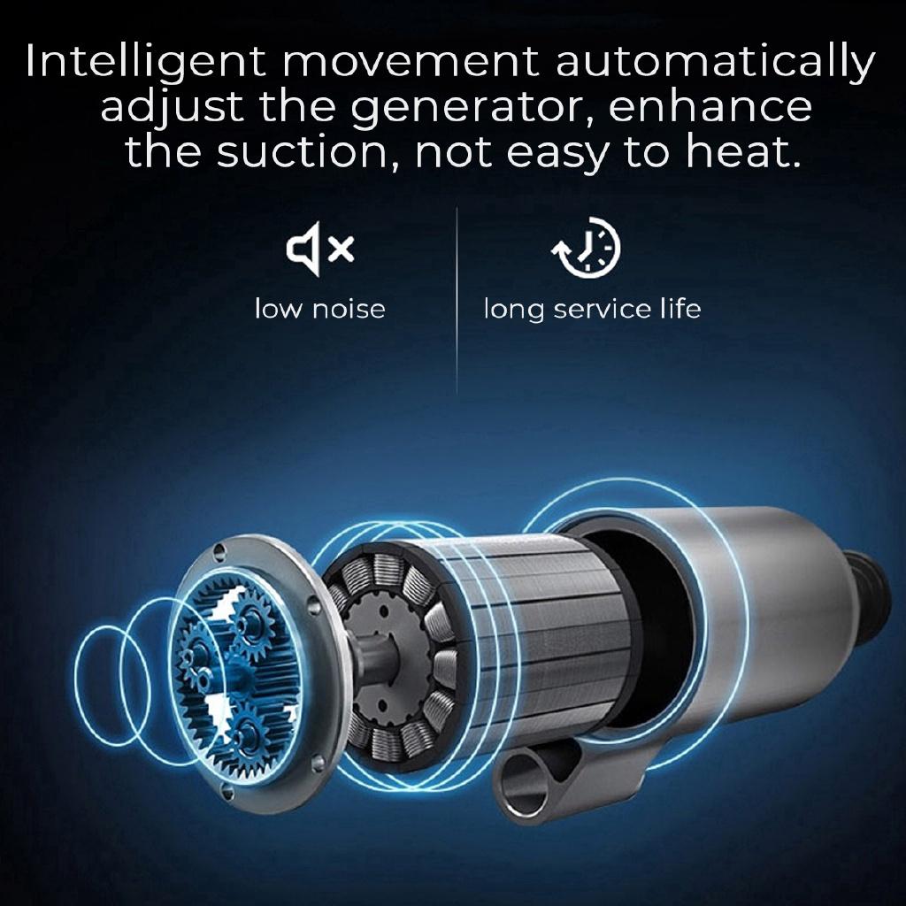 12V Car Vacuum Cleaner Handheld Strong Suction Vacuum Cleaner 120W For Car Home Wet&Dry Dual Use Electronics Spare Filter