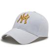 Korean-Style Trendy Unisex Sunshade Baseball Cap – Embroidered, Duckbill Design for Casual and Outdoor Wear.
