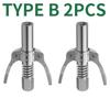 Grease Gun Coupler Heavy-Duty 10000 PSI NPTI/8 Quick Release Oil Pump Tip Tool Pressure Grease Nozzle Car Syringe Lubricant Tip
