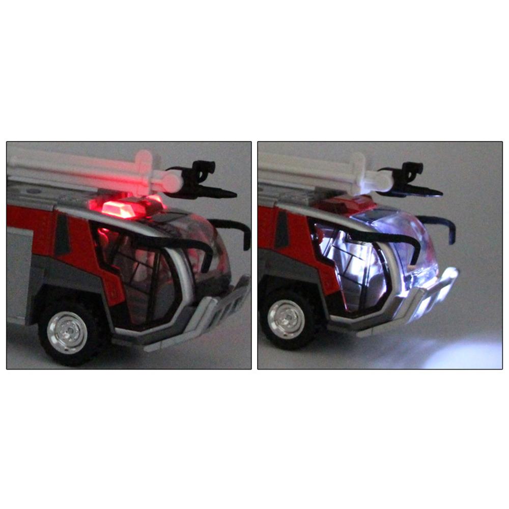 1/32 lotniskowe wozy strażackie dla chłopców, wóz strażacki zabawki Diecast silnik wozu strażackiego Pullback zabawka cierna pojazd inżynieryjny Model wozu strażackiego