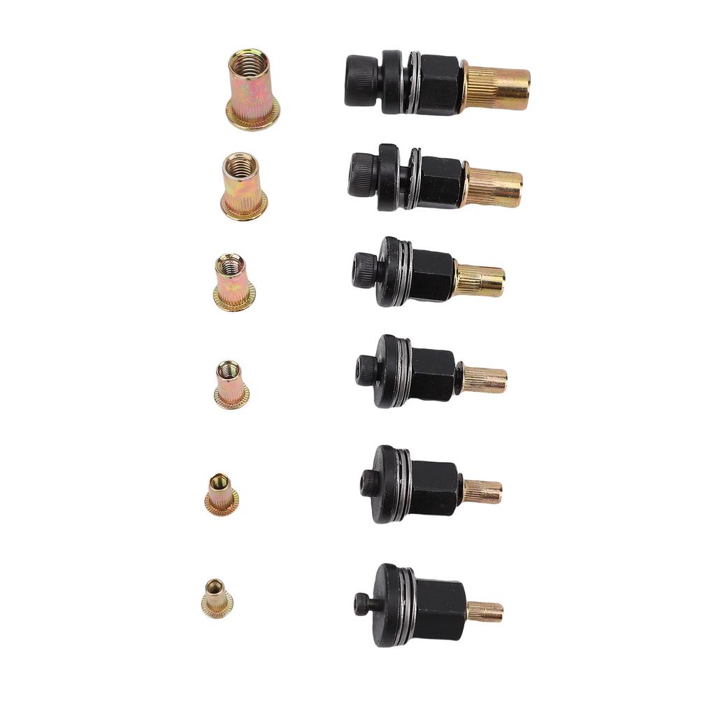 Manuelles Elektrisches Nietwerkzeug-Set M10 M8 M6 M5 M4 M3 Nietwerkzeug-Adapter und Muttern für Möbel Industriellen Einsatz