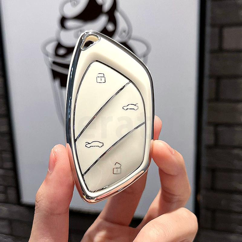 Für Elektrische Roewe Rx5 I6 I5 Rx3 Rx8 Erx5 Mg Zs Ev Mg6 Ezs Hs Ehs Marvel X Marvel R Schlüsselose TPU Auto Schlüsselhülle Schlüsselanhänger Tasche