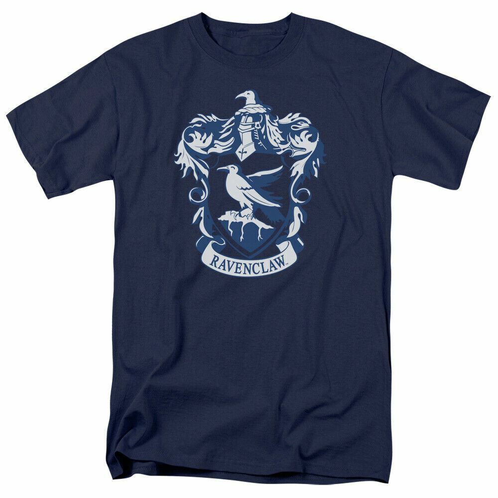 26 Harry Potter Ravenclaw Crest T Shirt Mens Licensed Wizard Movie Hogwarts Navy Unisex T-Shirt XXXL