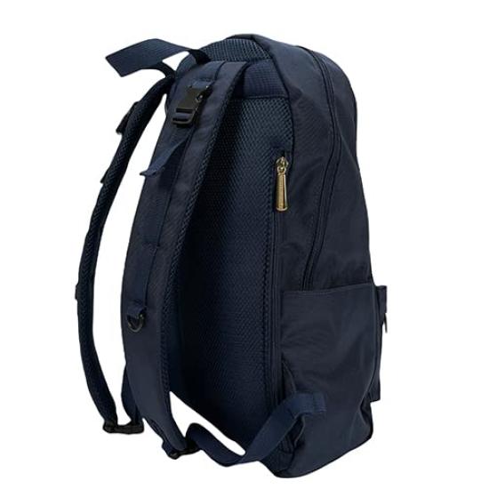 Backpack Unisex Childcare Bag Equipped with Antibacterial Pocket Lightweight Large Capacity 19L B4 Storage 11157 Navy H46 X W33 X D14cm [Private