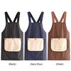 No-Tie Cross Back Chef Apron Comfortable Cross-Back Kitchen Apron Easy To Clean for Men & Women Cooking Baking Grilling BBQ