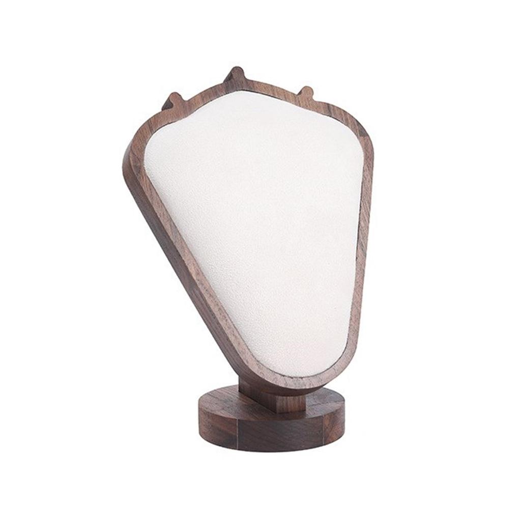 Velvets Necklace Showcase Stand Jewelry Chain Display Holder Elegant Women Accessories Organizer for Dressing Table