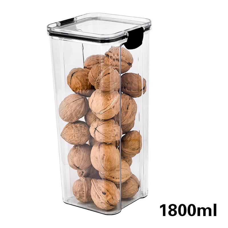 Latest Design Household Transparent Pet Food Storage Boxes Multi Size Air Tight Food Containers Kitchen Storage Bins