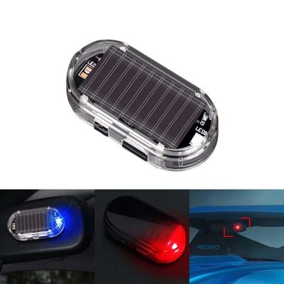 Solar Powered Car Fake Security Light Anti-theft Anti Theft Caution Lamp