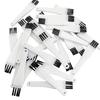 5pcs Shaver Brush Electric Razor Head Cleaning Trimmer Dust Remover Anti Static Nylon Bristles PP 8cm Handle Black Mini Cleaner
