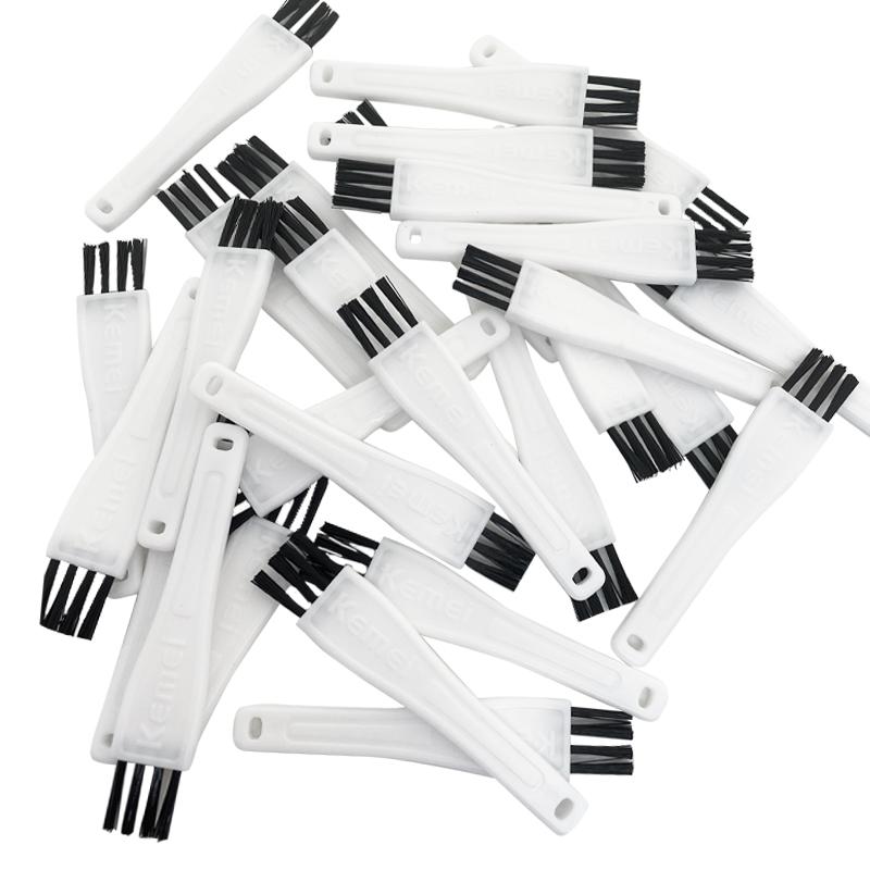 5pcs Shaver Brush Electric Razor Head Cleaning Trimmer Dust Remover Anti Static Nylon Bristles PP 8cm Handle Black Mini Cleaner