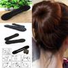 2 Stücke Magischer Schwamm Clip Schaum Donut Haar Styling Brötchen Lockenwickler Werkzeug Maker Ring Twist