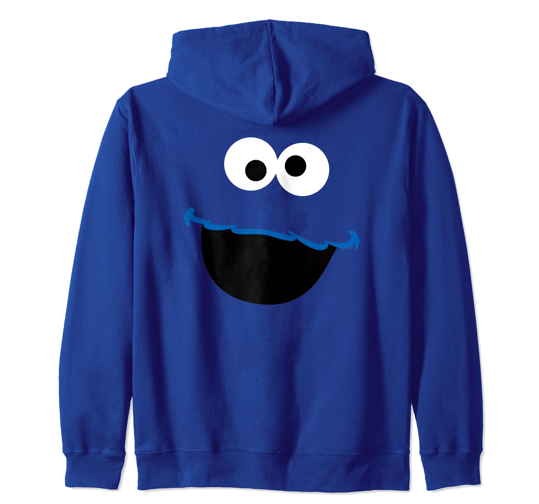 Толстовка на молнии с изображением Лица Печеньки из Улицы Сезам