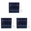 1-3Pcs 1.2W 5V Battery Charger Solar Panel Polycrystalline Solar Battery Charger USB Output For Courtyard Lighting DIY Charger