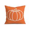 Herbstkürbis Ahornblatt Kissenbezug Bedrucktes Polyester 45X45cm Zierkissenbezug Dekokissen für Sofa Kissenbezug Heimdekoration