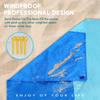 Large Anti-sand Beach Camping Mat Waterproof Sandproof Oversized Beach Blanket Picnic Mat Outdoor Lightweight Foldable Beach Mat