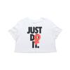 Nsw Rebel Crop Short Sleeve T-Shirt Women Tops White BV7171-100