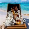 Elvis Beach Towel Super Soft Absorbent Comfortable Lightweight Portable For Swimmingbeachcamping Travel Beach Accessoriesgym