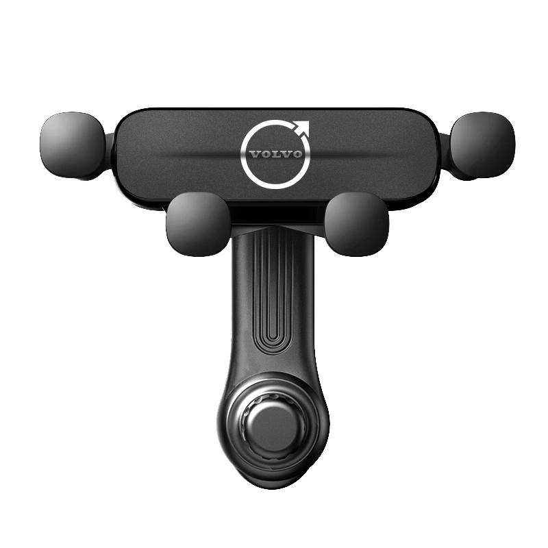 Gravity Phone Holder Car Air Vent Mobile Phone Mount Metal Stand Auto Interiors For Volvo Rdesign V60 V40 XC90 S60 C30 XC60 V50