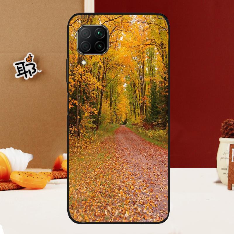 Autumn Leaves Fall Fox Pumpkin For Huawei Nova Y70 Y91 Y90 Y60 Y61 Y72 Y73 3i 7i 8i 11i 12i 9 10 SE P20 P30 P40 Lite Case