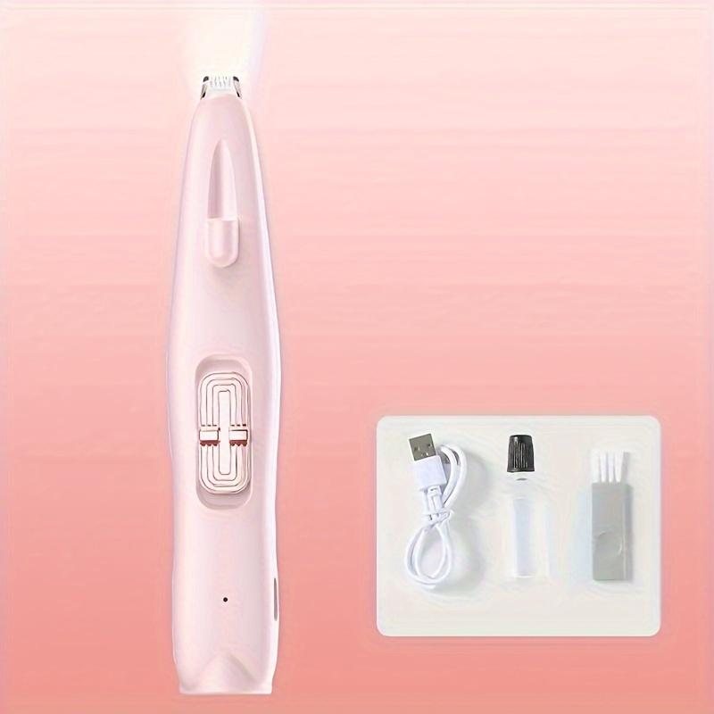 

Профессиональный уход стал проще: Ножницы для домашних животных с зарядкой от USB — безопасная и точная стрижка лап кошек и собак LED light розовый