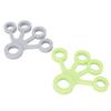 2 Stück Fingerdehner Silikon Tragbar Weich Elastisch Fingergriff Verstärker 6.6LB (Hellgrün Hellgrau)