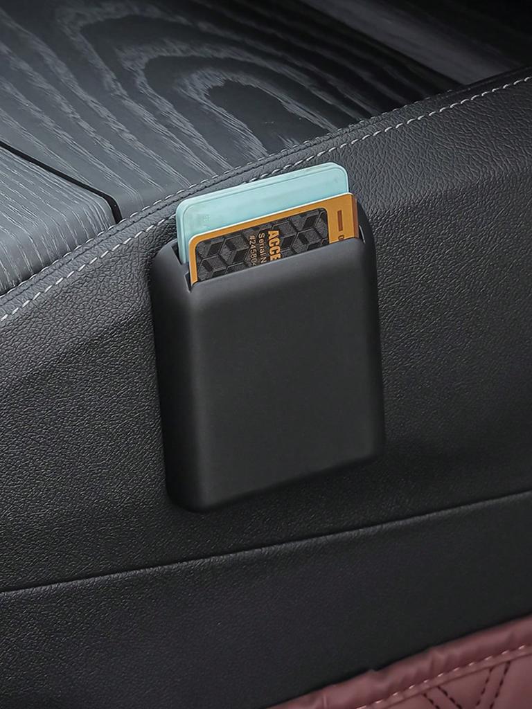 Universal Car Card Organizer, Multi-Functional Sun Visor Card Holder, Storage for ETC & Parking Cards, Car Interior Accessory