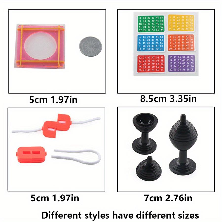 Magic Prop Set Various Interesting Trick Beginner Easy to Use for Stage Street Magic Show Party Game Birthday Gift Magic JXB