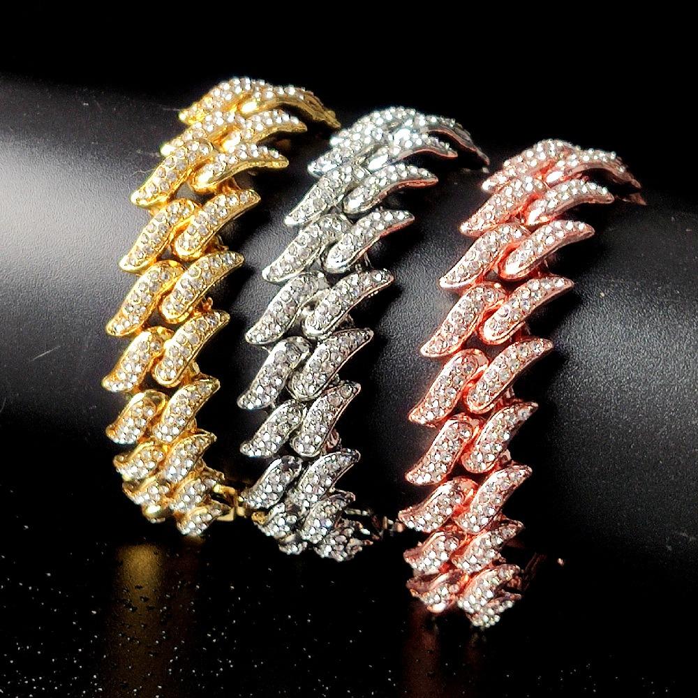 Metal Dog Thorns Necklace Decorative  Dog Collar Cuban Chain Dog Necklace  Photo Props