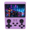 Handheld-Retro-Spielkonsole Lila Farbe 3,5 Zoll Tragbarer Spiel-Player für Zuhause und unterwegs 256G