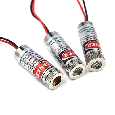3ks tečkový/čárový/křížový laser 650Nm zaostřitelné ostření nastavitelná čočka laserový modul červené tečky 3-5V s plastovou čočkou ovladače