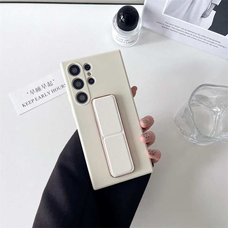 Magnetischer Ständer Halter Handschlaufe Hülle für samsung galaxy S25 S24 Ultra S23 S22 Plus S21 Fe S25Ultra S25+ Ständer Handyhülle
