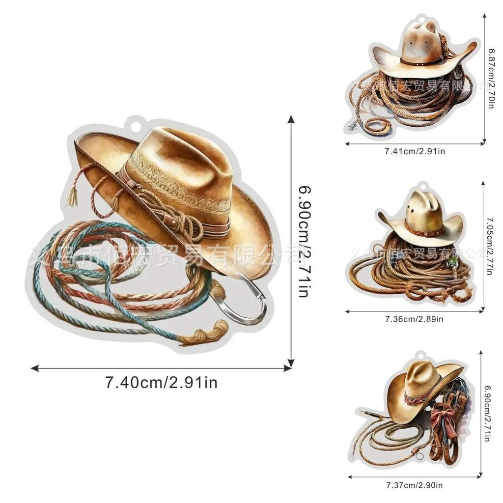 Acrylic Cartoon Playful Car Decor Featuring Personalized Boot And Hat Design
