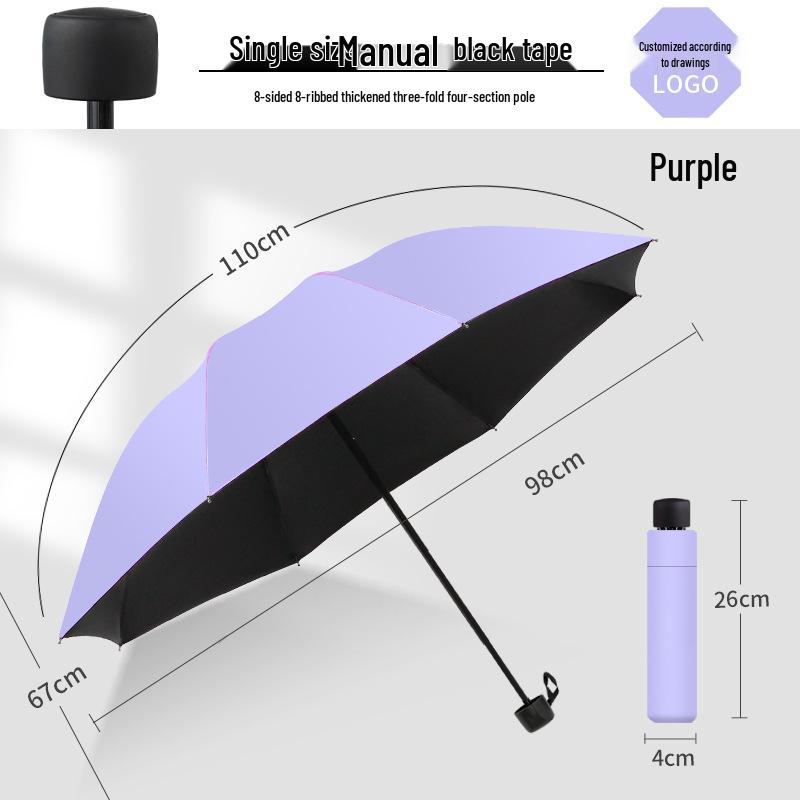 Automatic 60-Rib Folding Umbrella with UV Sun Protection