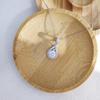 High-End Moissanite Water Drop Pendant Necklace for Women – Elegant, Versatile Gift Jewelry for Girlfriend