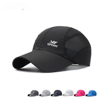 Spring and Summer Outdoor Quick-drying Fabric Sports Hat for Men and Women, Light and Breathable Sunshade Mesh Cap