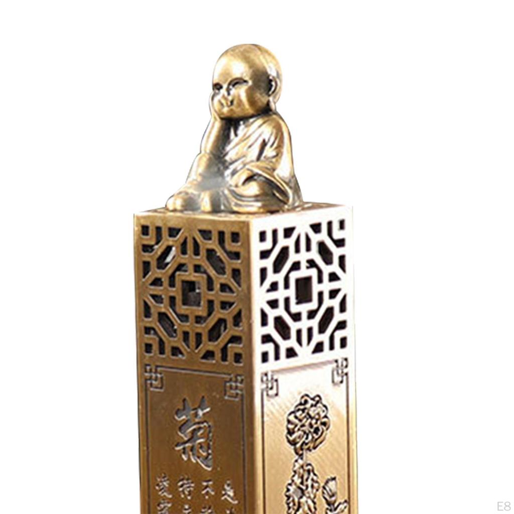 Censer Antique Style Carving Gift Home Fragrance Decoration Vertical Incense Burner