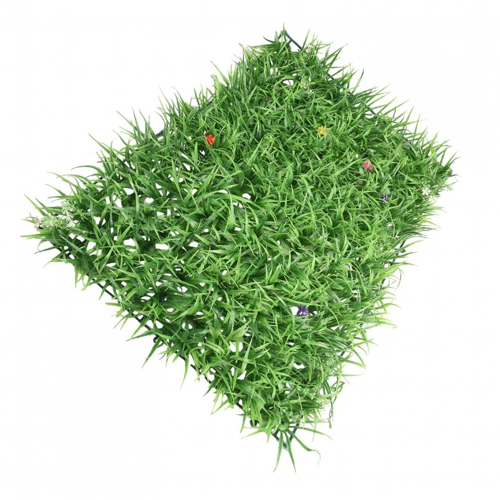 Square Artificial Turf Wall Wedding Decoration Foliage