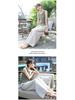 Women's Casual Linen Wide-Leg Pants - Slimming, Loose-Fit Straight-Leg for Summer