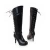 Fashion temperament Comfortable high-heeled Martin boots High boots  40-48